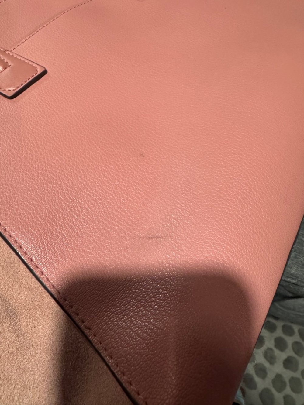 Michael Kors Dusty Rose Leather & Suede Tote - Picture 5 of 6